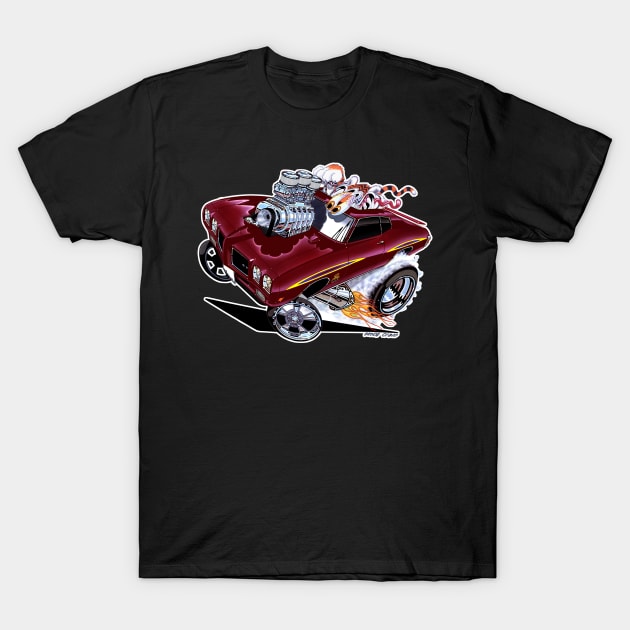 GUILTY 1970 GTO Judge T-Shirt by vincecrain